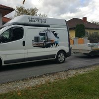 Kleintransportwagen mit Anhänger